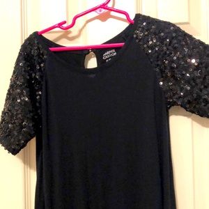 Black sequin beautiful dress
